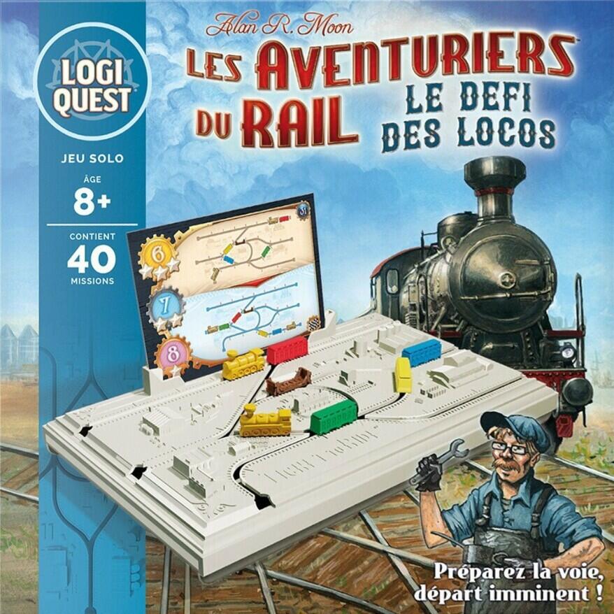 Logiquest: Les Aventuriers du Rail Cover