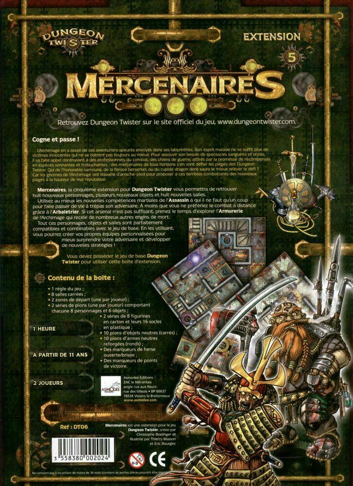 Dungeon Twister: Mercenaires Back