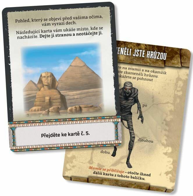 Deckscape: La Malédiction du Sphinx Cartes
