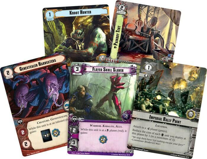 Warhammer 40,000: Conquest - Une Dernière Manœuvre Cartes