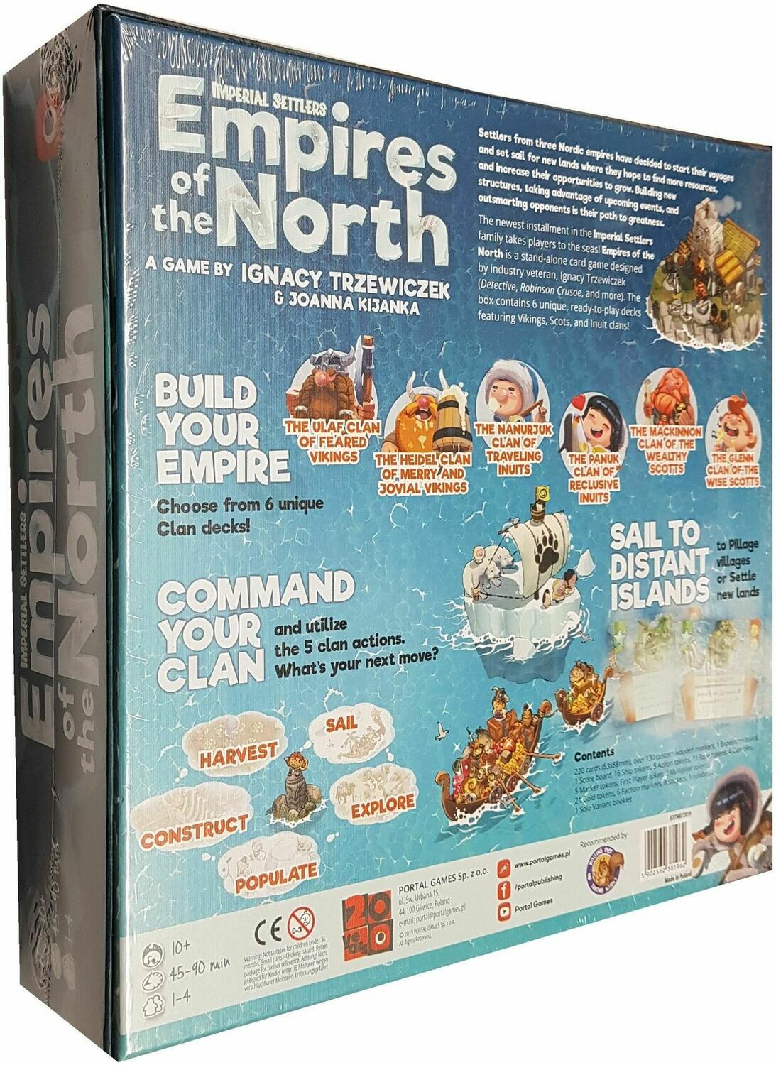 Imperial Settlers: Empires of the North Back 3d