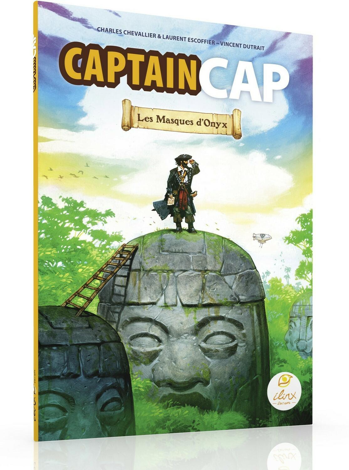 Captain Cap: Les Masques d'Onyx Cover 3d