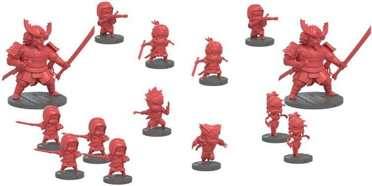 Ninja All-Stars: Clan Tora Figurines