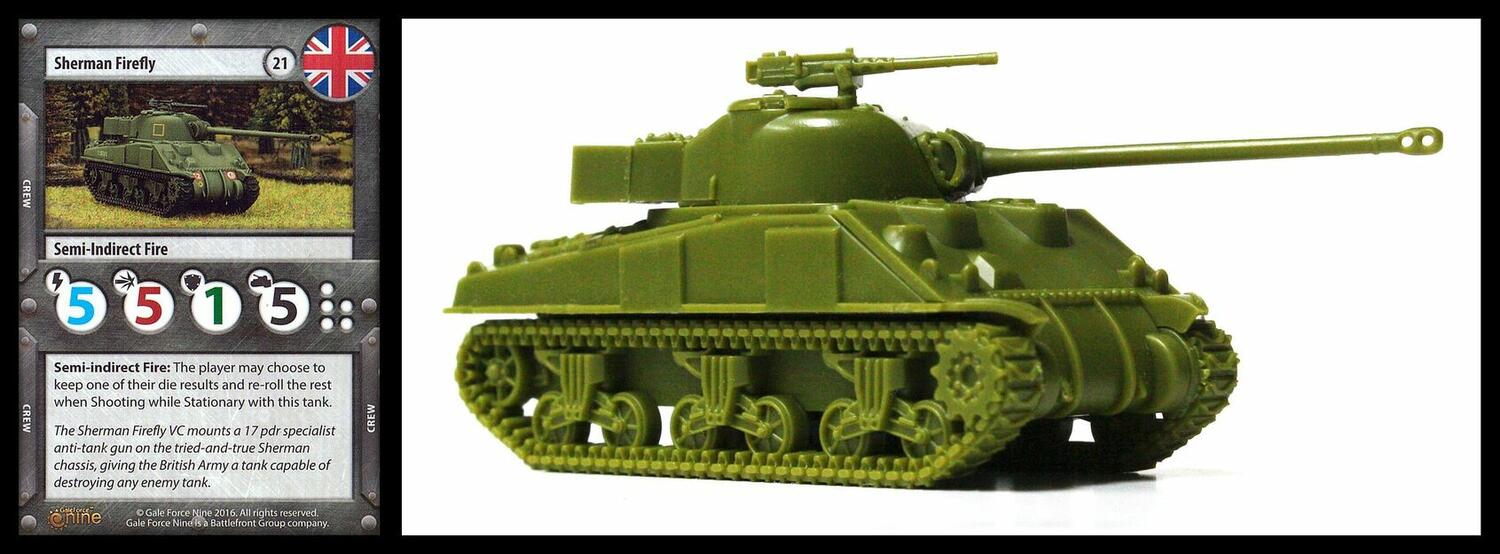 TANKS: Sherman Firefly Figurine