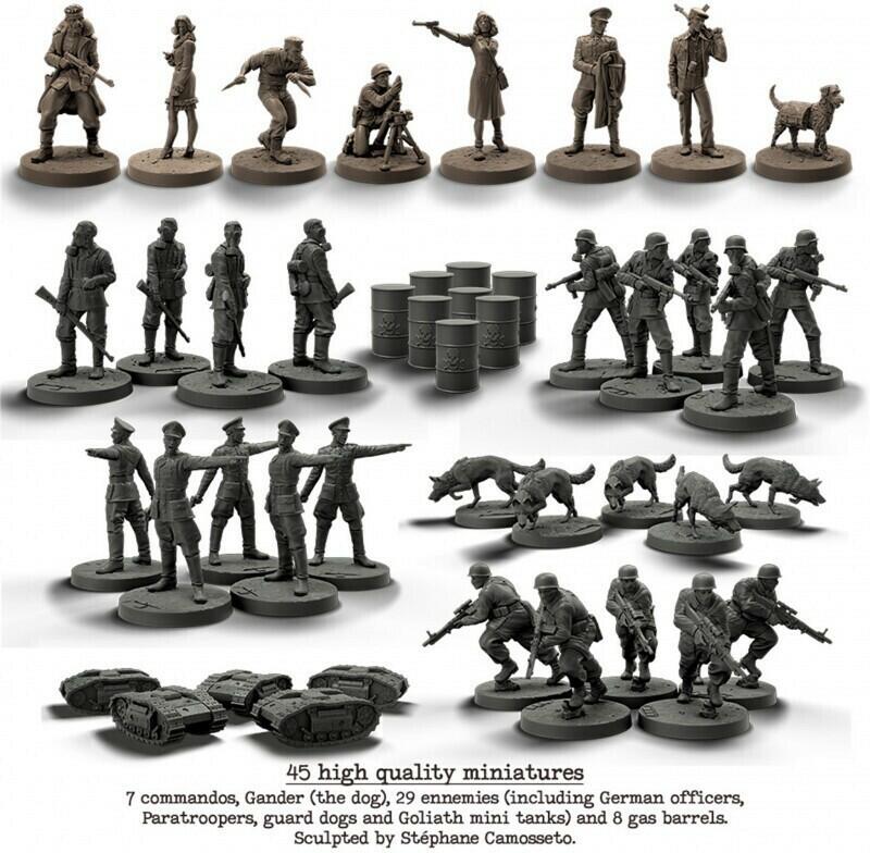 V-Sabotage: Expansions Miniature Pack Figurines