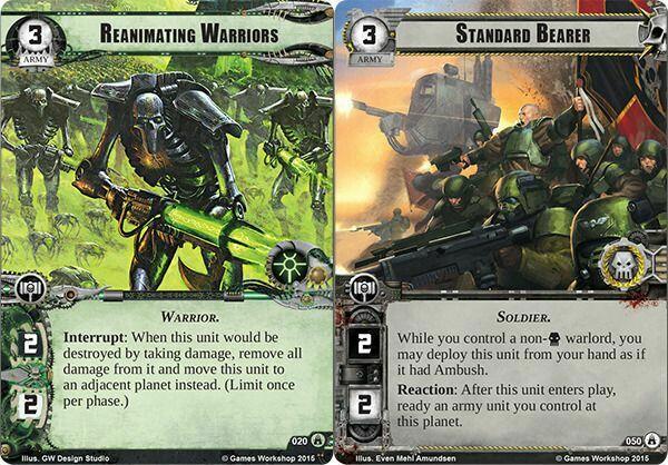 Warhammer 40,000: Conquest - Les Légions de la Mort Cartes