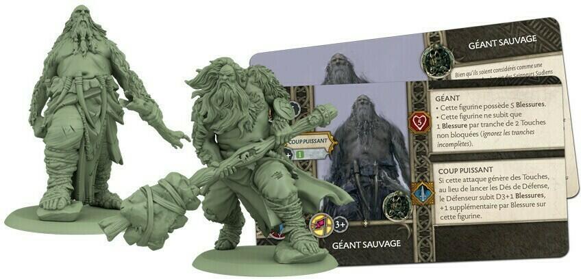 Le Trône de Fer: Le Jeu de Figurines - Géants Sauvages Eclate