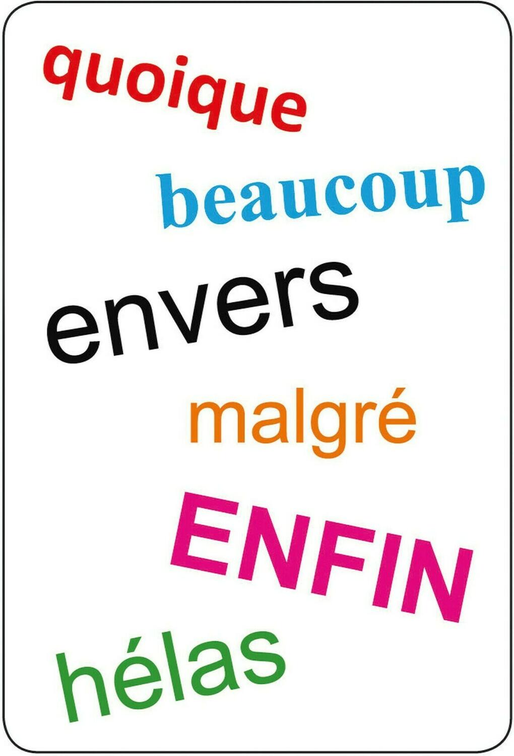 Tam Tam: Je Retiens... Les Mots Invariables - Cycle 3 Carte