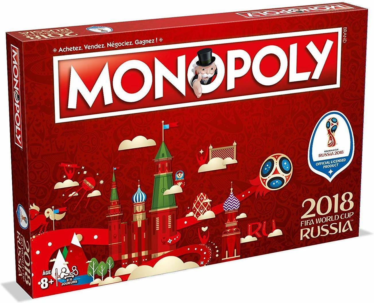 Monopoly: 2018 Fifa World Cup Russia Cover 3d