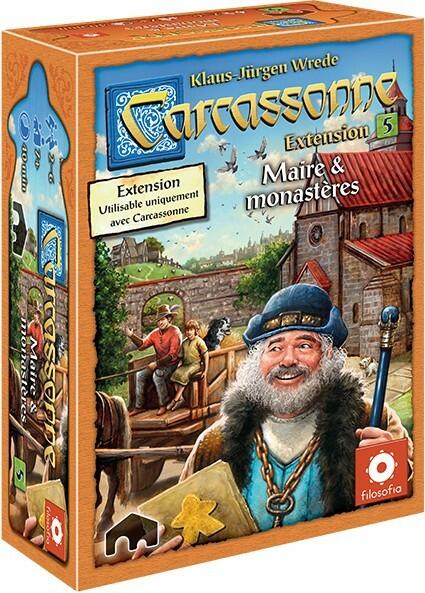 Carcassonne: Maire & Monastères 2016 Cover 3d