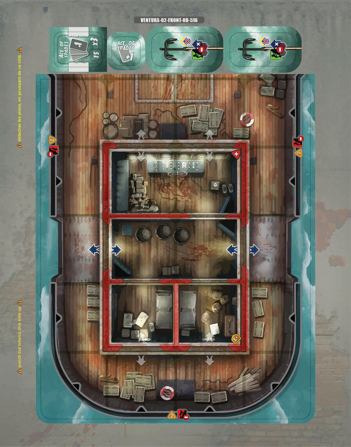 Heroes of Normandie: The Ventura and Smugglers Tuiles