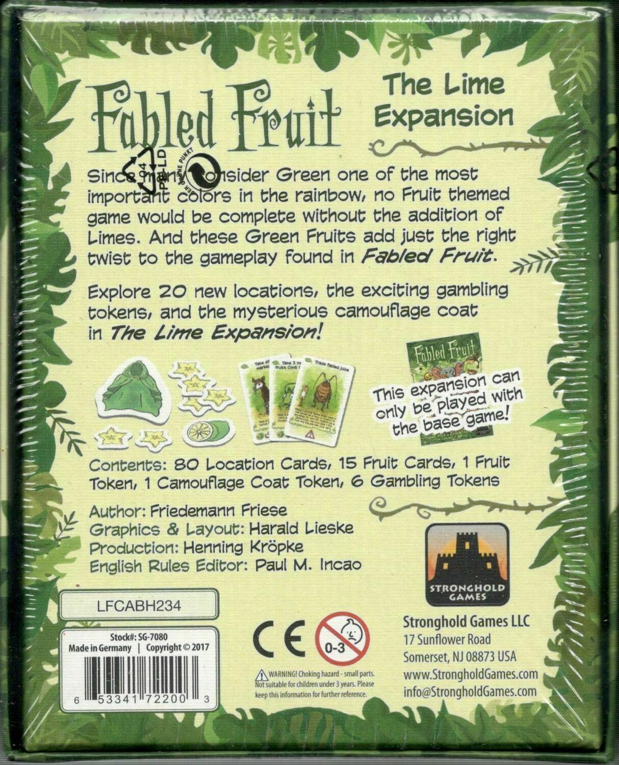 Fabled Fruit: The Lime Expansion Back