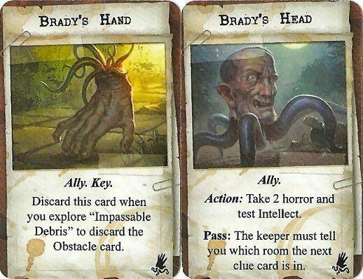 Les Demeures de l'Épouvante: Jusqu'à ce que la Mort nous Sépare Cartes