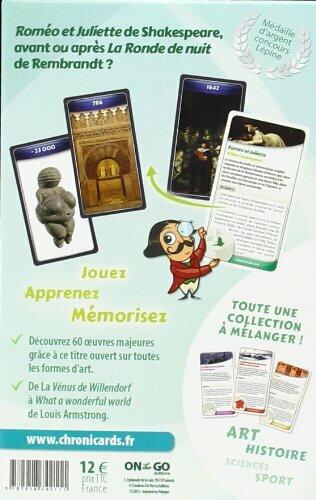 ChroniCards: L'Histoire des Arts Back