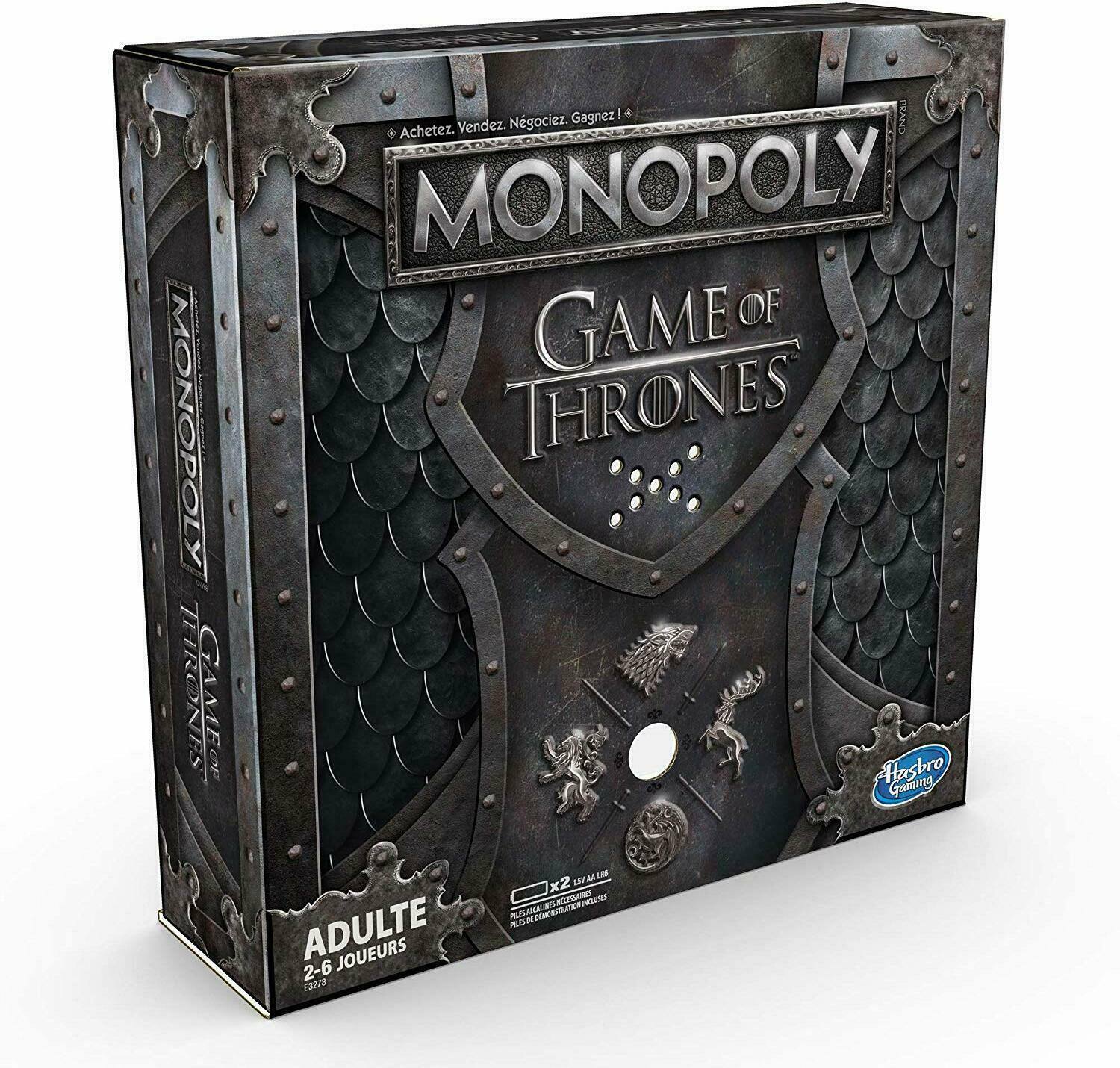 Monopoly: Game of Thrones 2019 Cover 3d