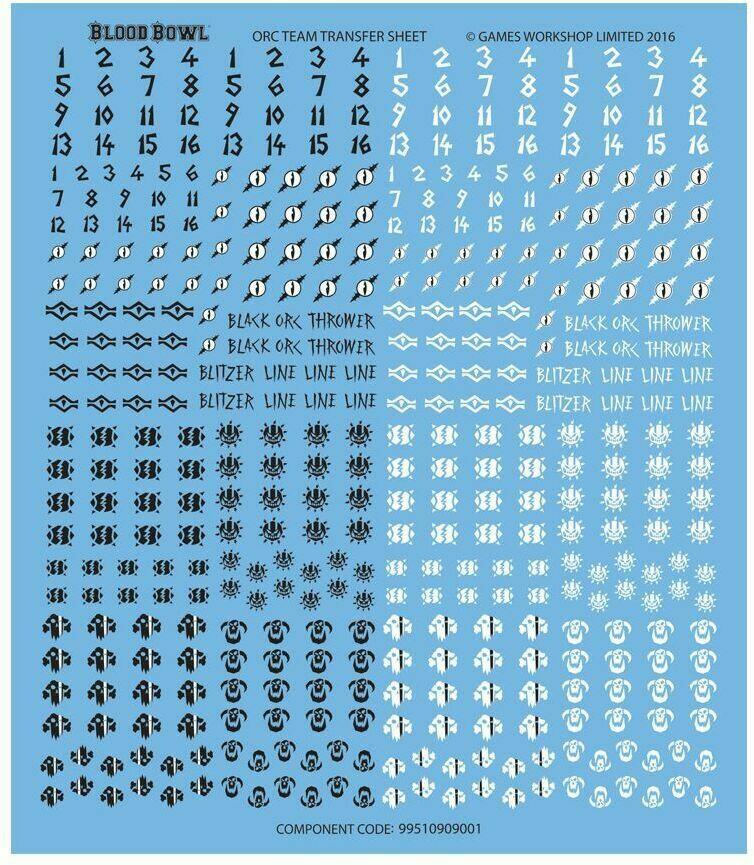 Blood Bowl: The Game of Fantasy Football - The Gouged Eyes Feuille