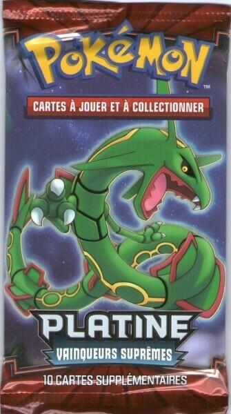 Pokémon: Platine - Vainqueurs Suprêmes - Booster Cover