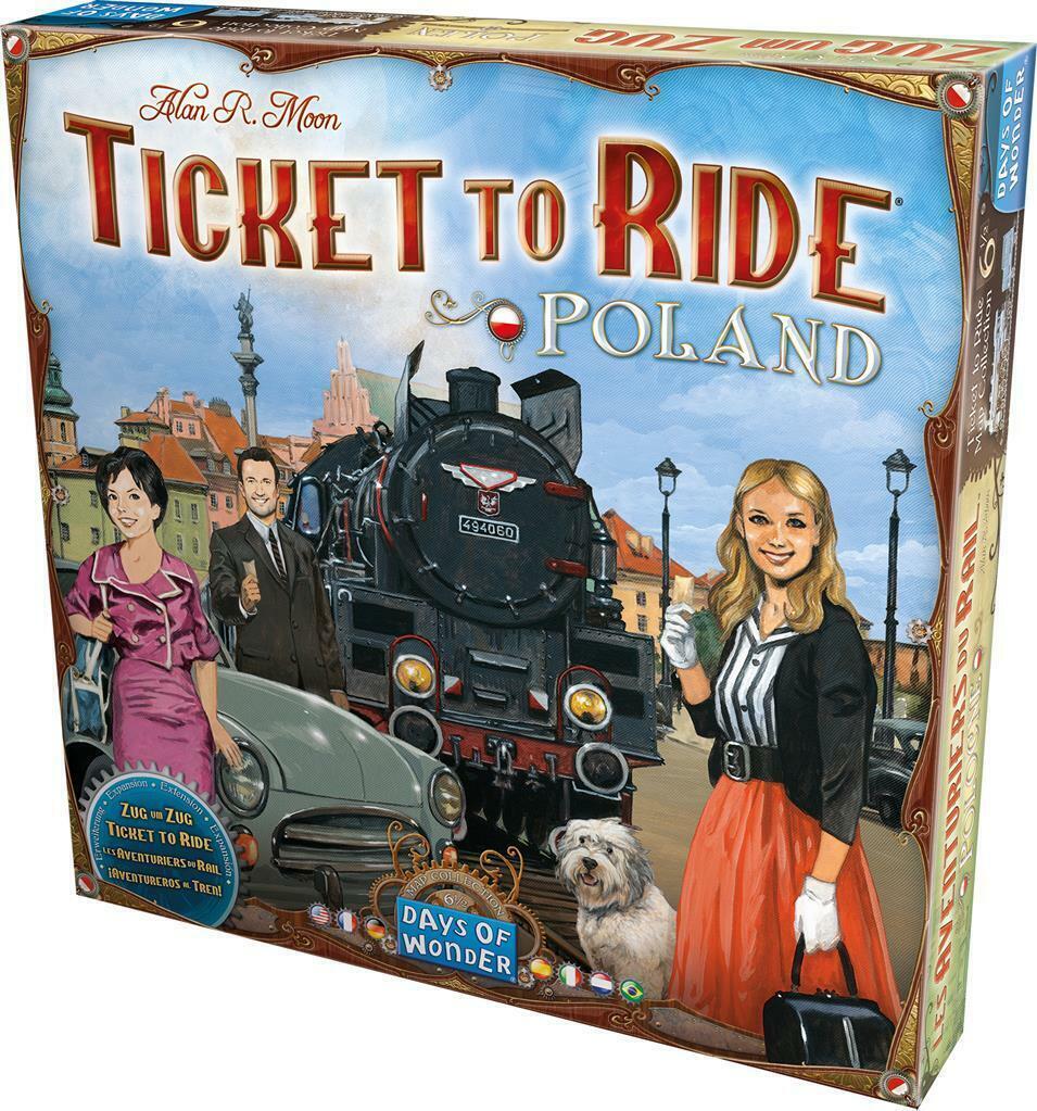 Les Aventuriers du Rail: Map Collection 6½ - Poland Cover 3d