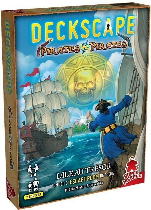 Deckscape: Pirates vs Pirates - L'Île au Trésor Cover 3d