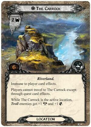 Le Seigneur des Anneaux: Le Jeu de Cartes - Conflit au Carrock Carte