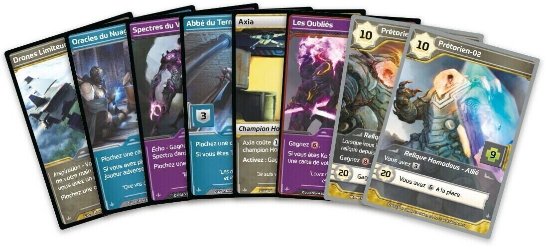 Shards of Infinity: Les Reliques du Futur Cartes