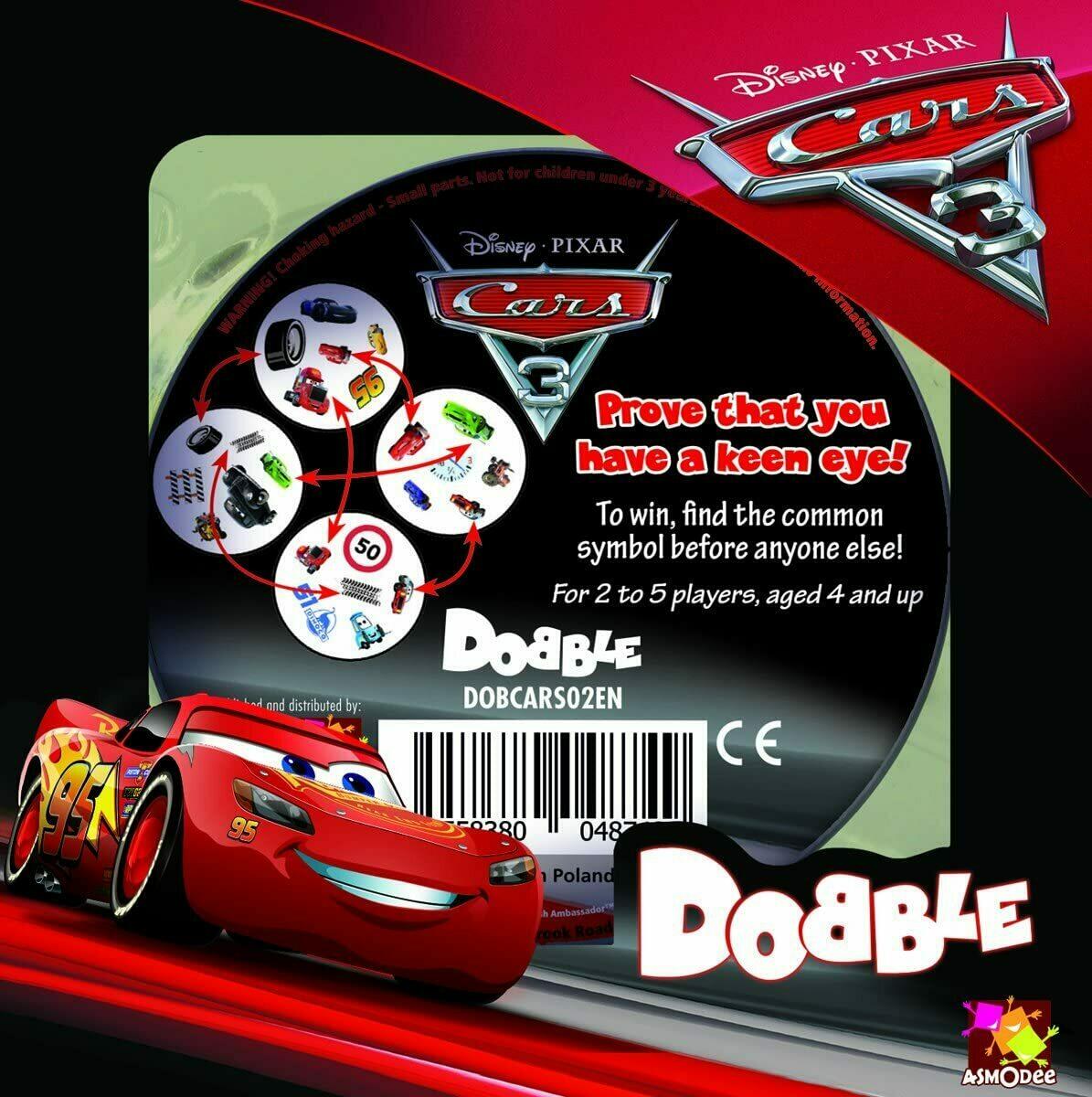 Dobble: Cars 3 Back