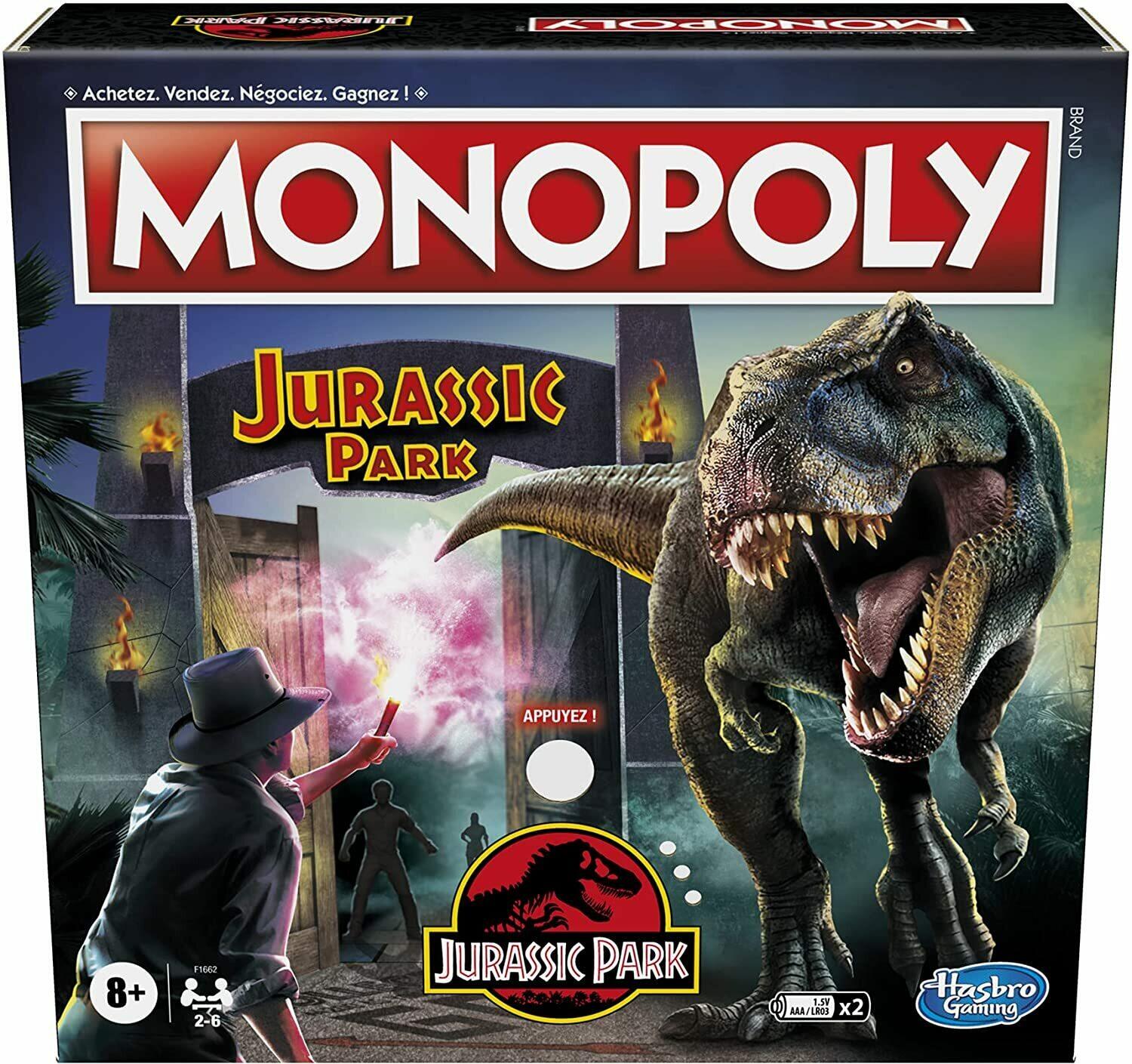 Monopoly: Jurassic Park Cover 3d