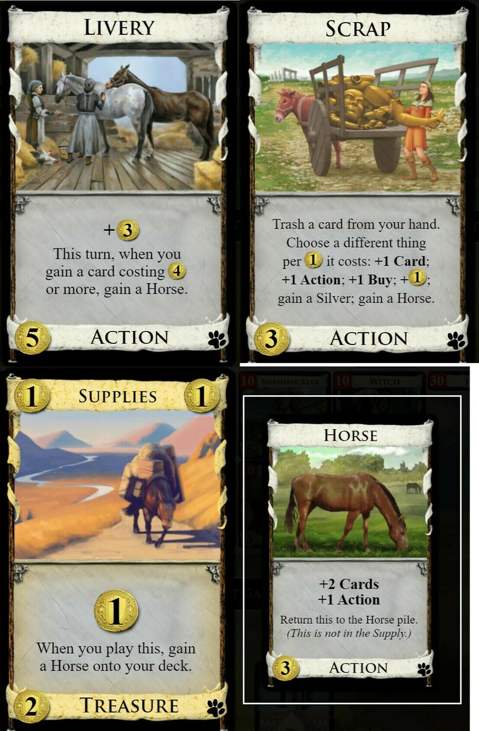 Dominion: Menagerie Cards