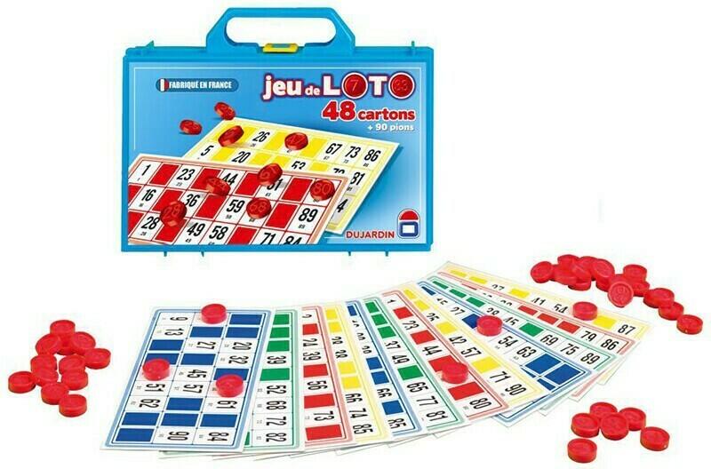 Jeu de Loto: 48 Cartons Eclate