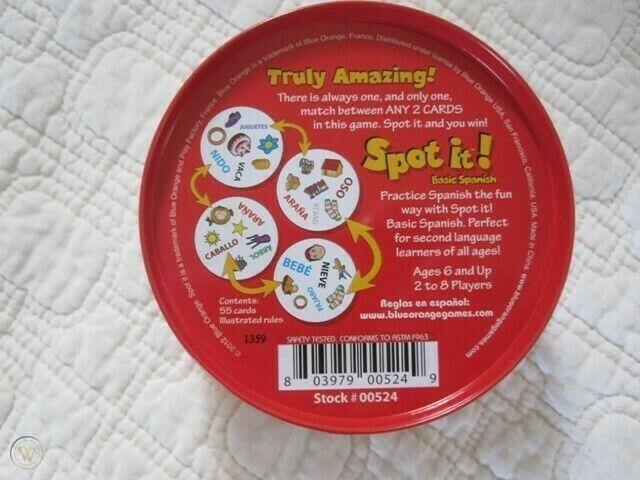 Spot it! Basic Spanish Back