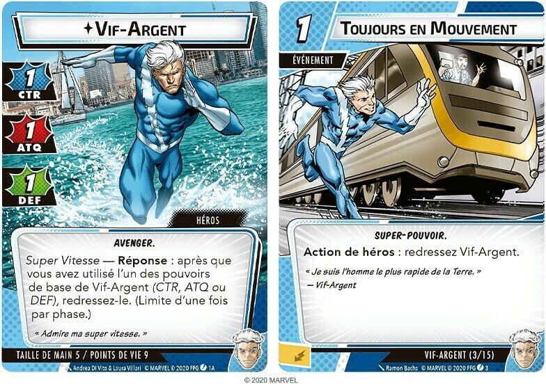 Marvel Champions: Le Jeu de Cartes - QuickSilver Cartes
