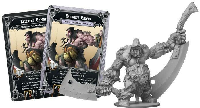 Massive Darkness: Set Héros & Monstres - Les Sorciers vs. Le Seigneur Chicot Figurine