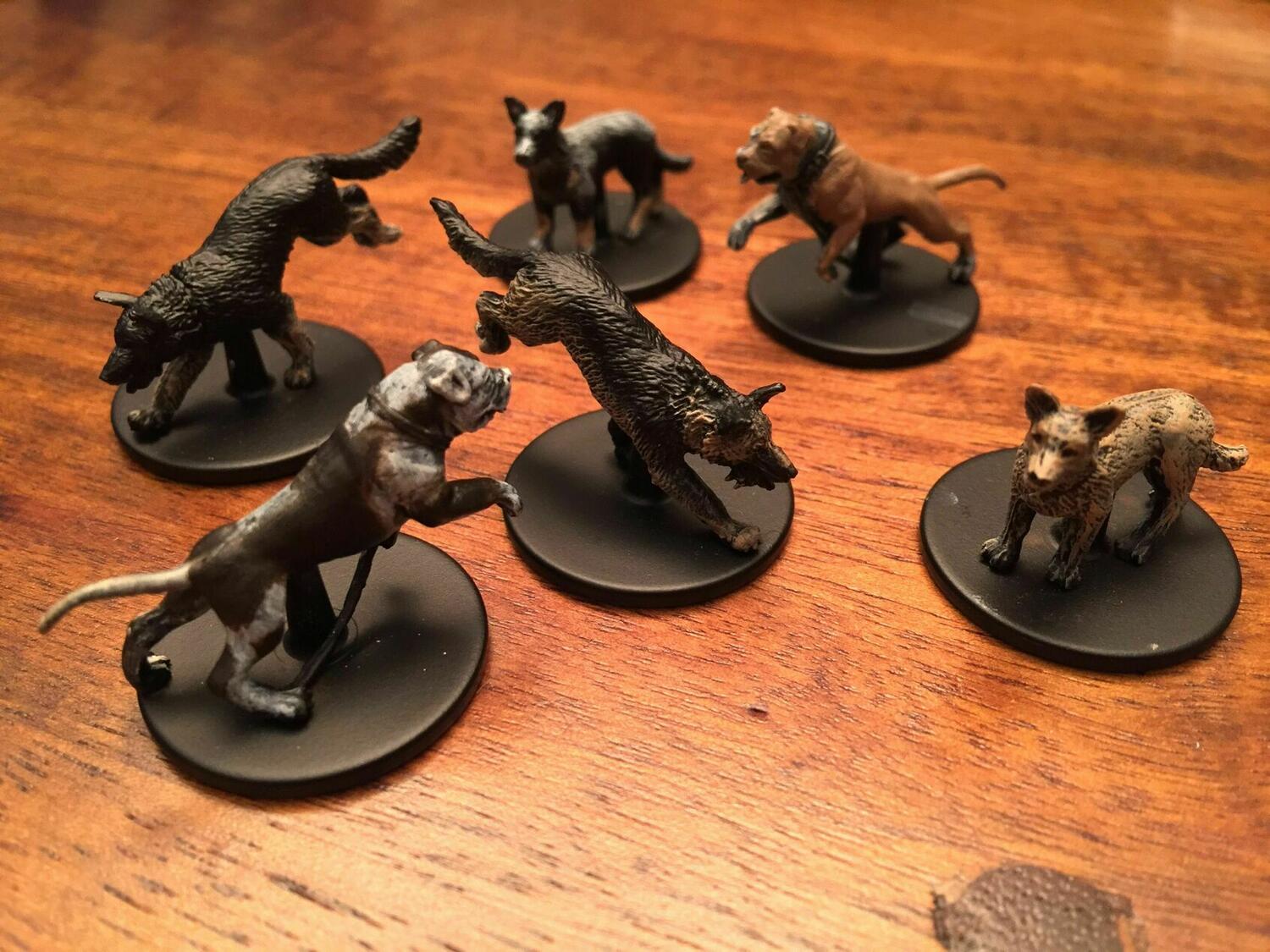 Zombicide: Box of Dogs Set #6 - Dog Companions Figurines