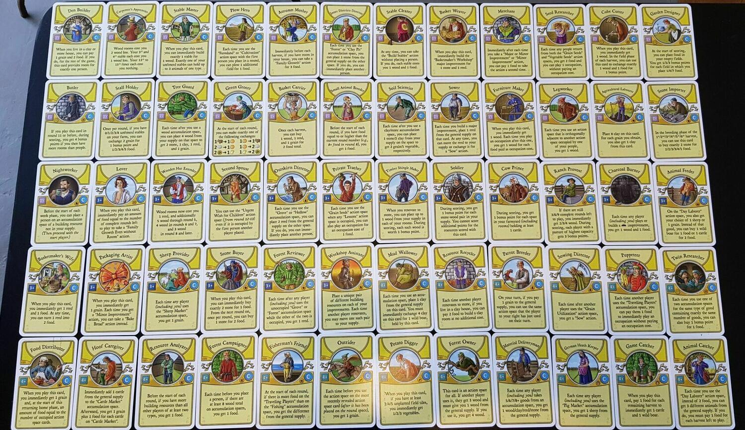 Agricola: Corbarius Deck Cartes
