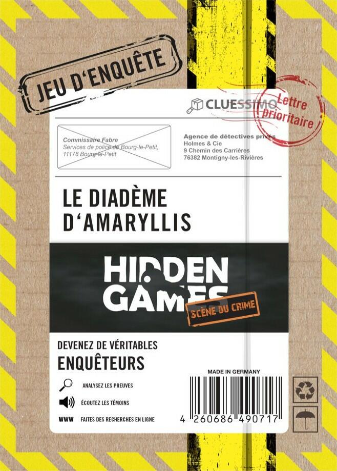 Hidden Game: Affaire n°2 - Le Diadème d'Amaryllis Cover