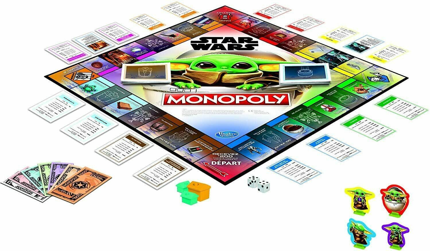 Monopoly: Star Wars - The Mandalorian Basic Eclate