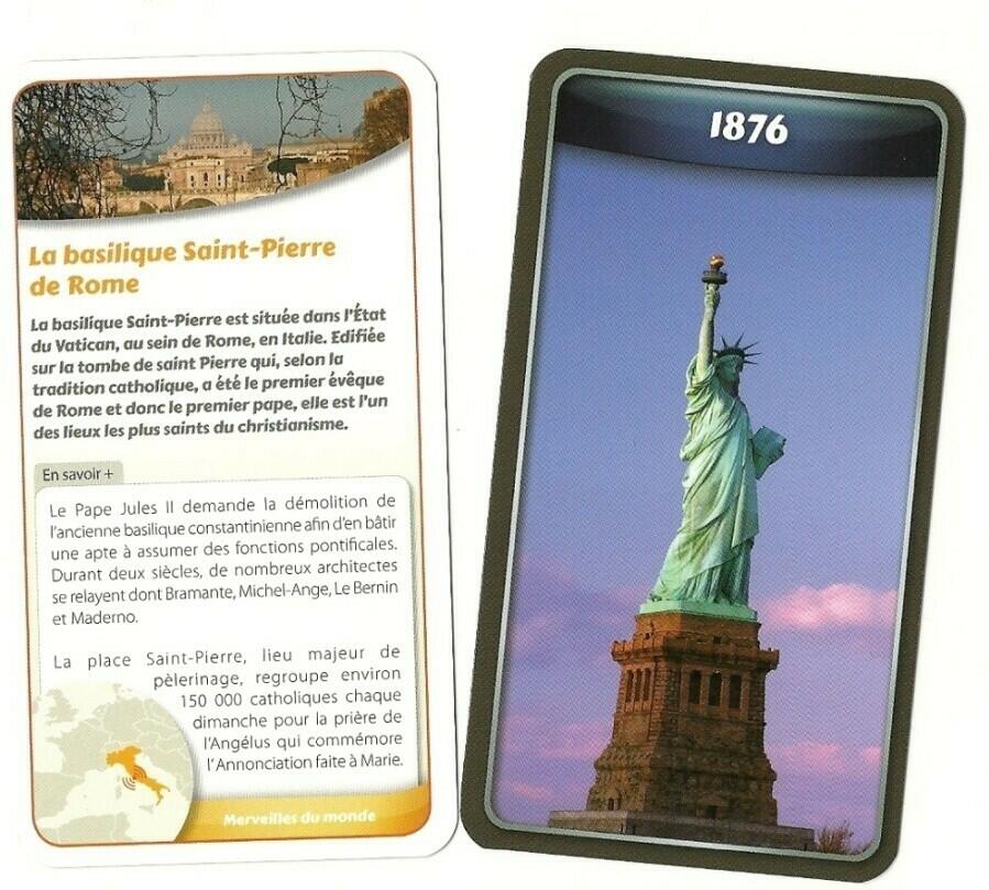 ChroniCards: Les Merveilles du Monde 2012 Cartes