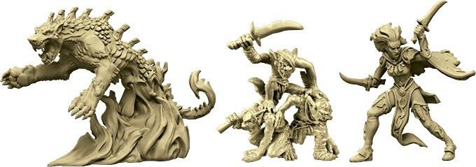 Descent: Voyages Dans les Ténèbres (Seconde Édition) - À l’État Sauvage Figurines