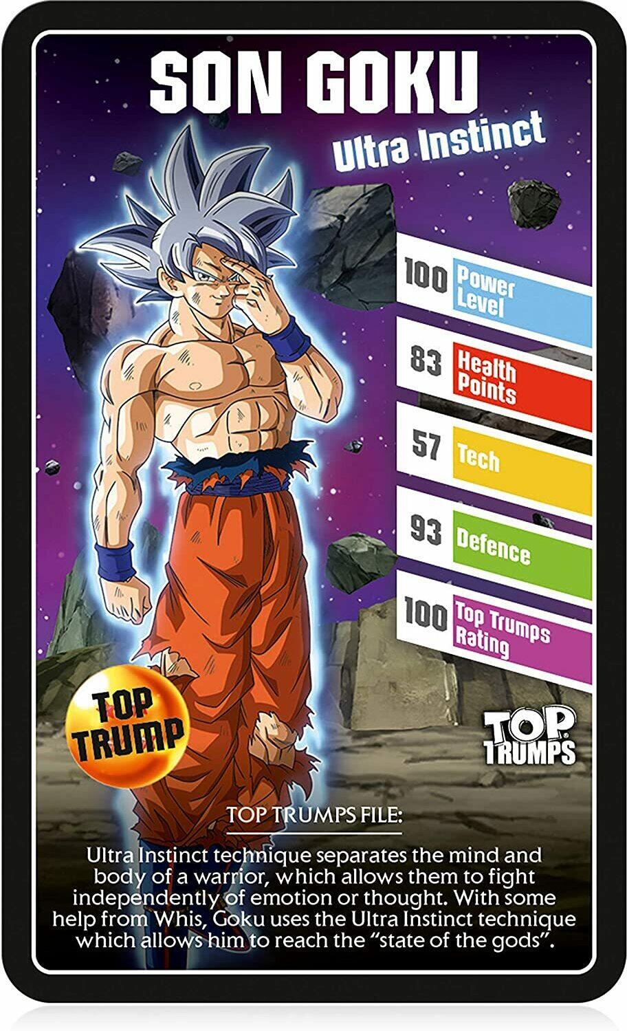 Top Trumps: Dragon Ball Super Carte