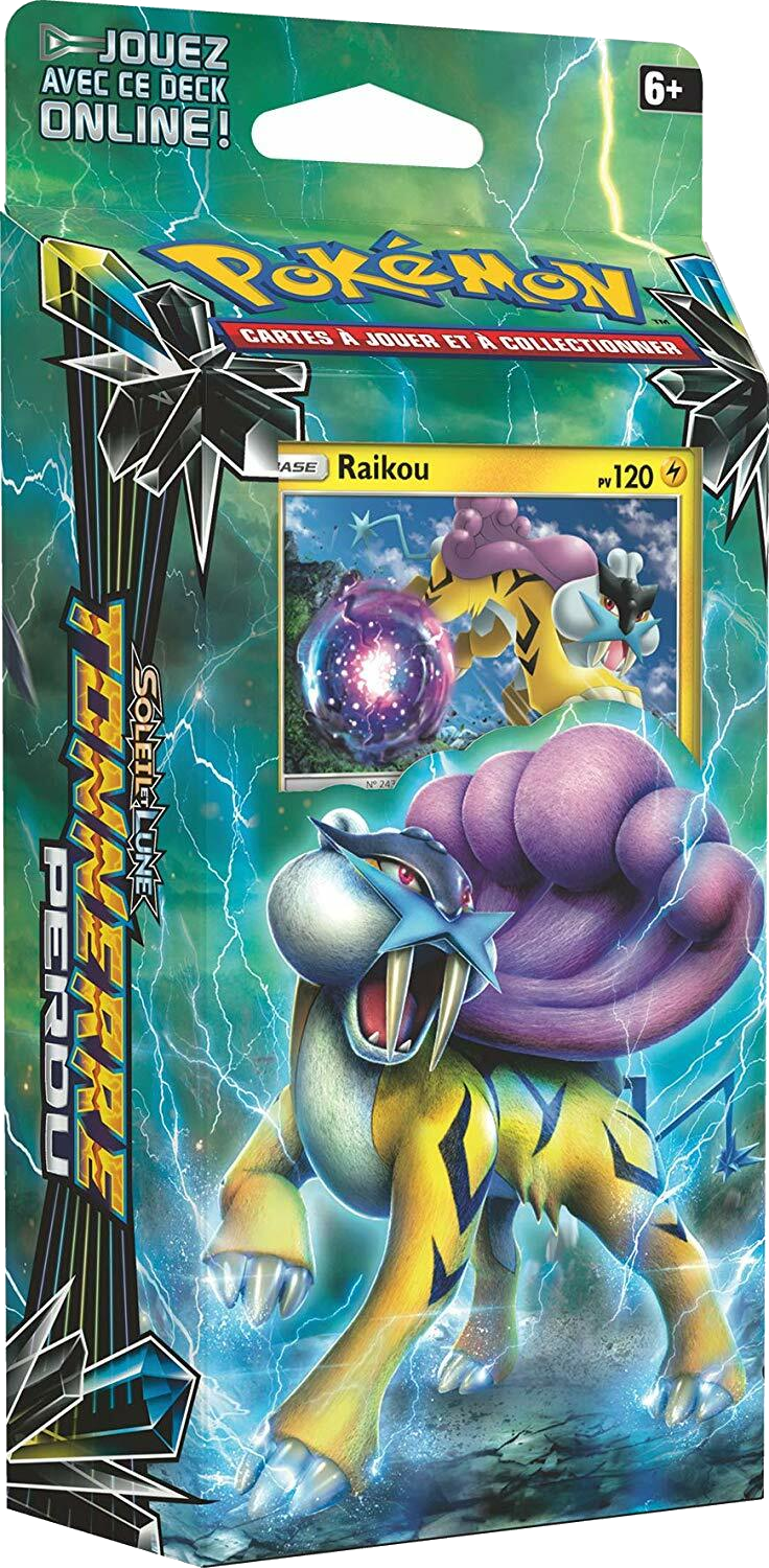 Pokémon Soleil et Lune: Tonnerre Perdu - Raikou Cover Transparent