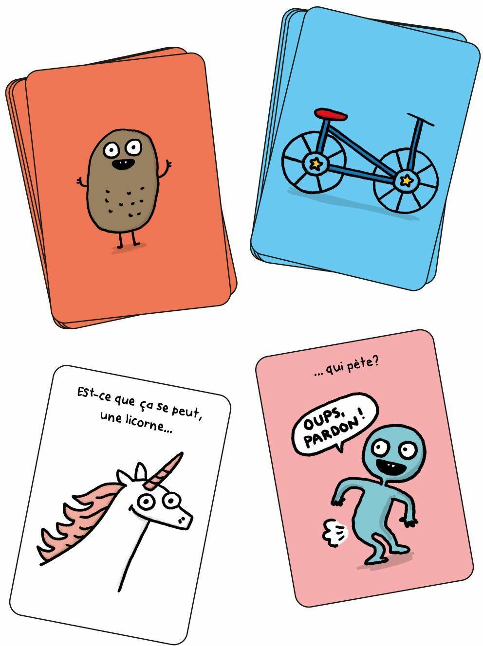 Une Patate à Vélo: Le Jeu Cartes