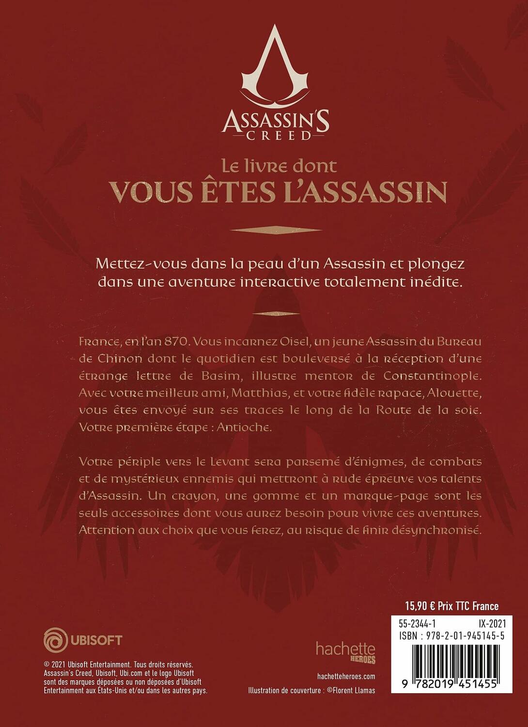 Assassin's Creed: Le Livre dont vous êtes l'Assassin - La Route de la Soie Back
