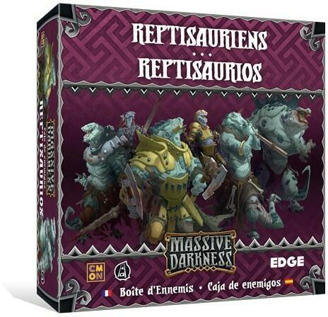 Massive Darkness: Boîte d’Ennemis - Reptisauriens Cover 3d