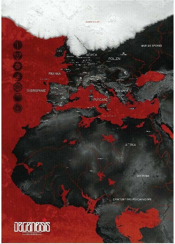 Degenesis: Écran Maître du Jeu Map