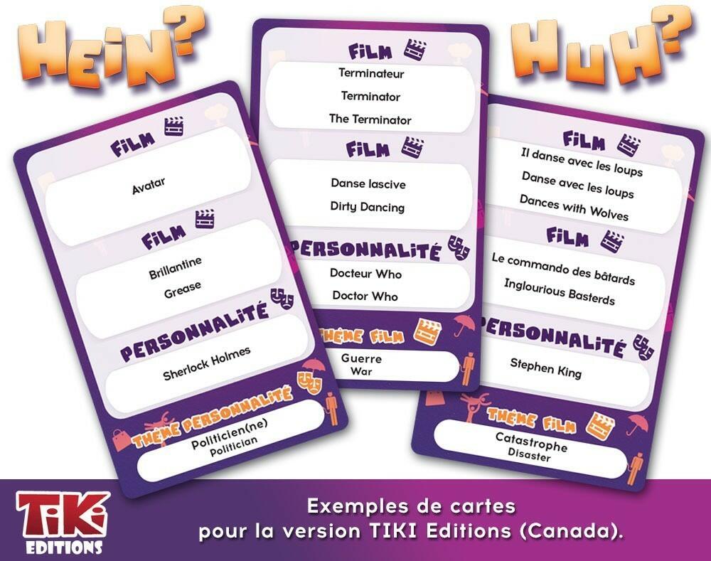 Hein ? Cinéma & Personnalités Cartes