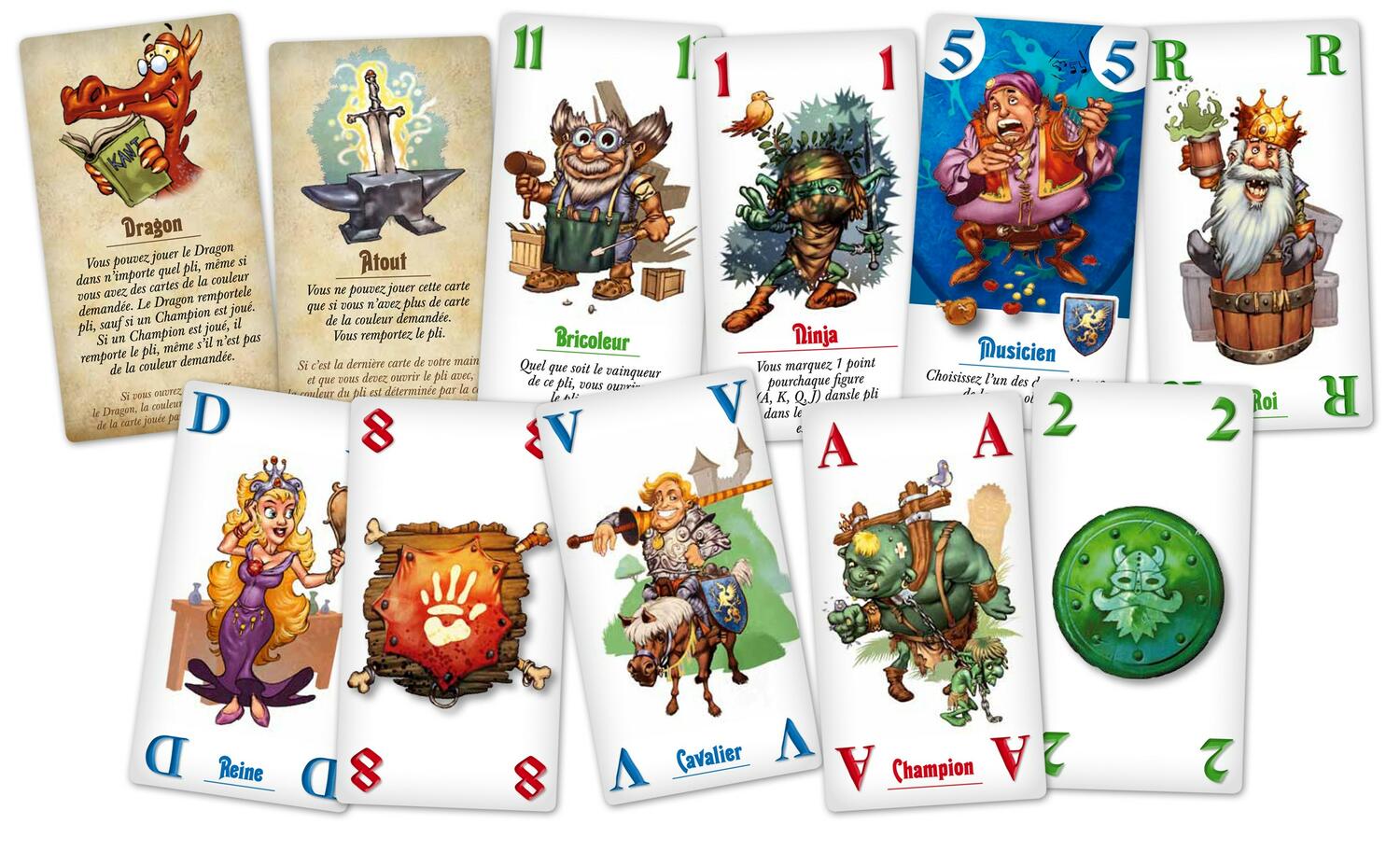 Le Roi des Nains Cartes