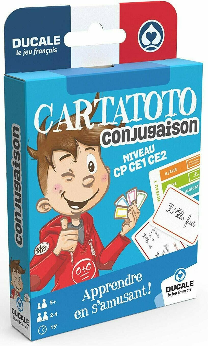 Cartatoto: Conjugaison - Niveau CP CE1 CE2 Cover 3d