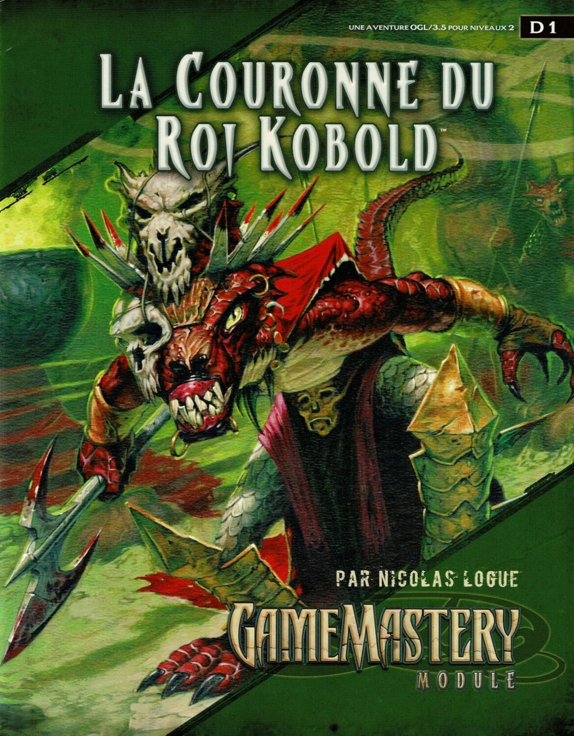 Pathfinder: Module - D1 - La Couronne du Roi Kobold Cover