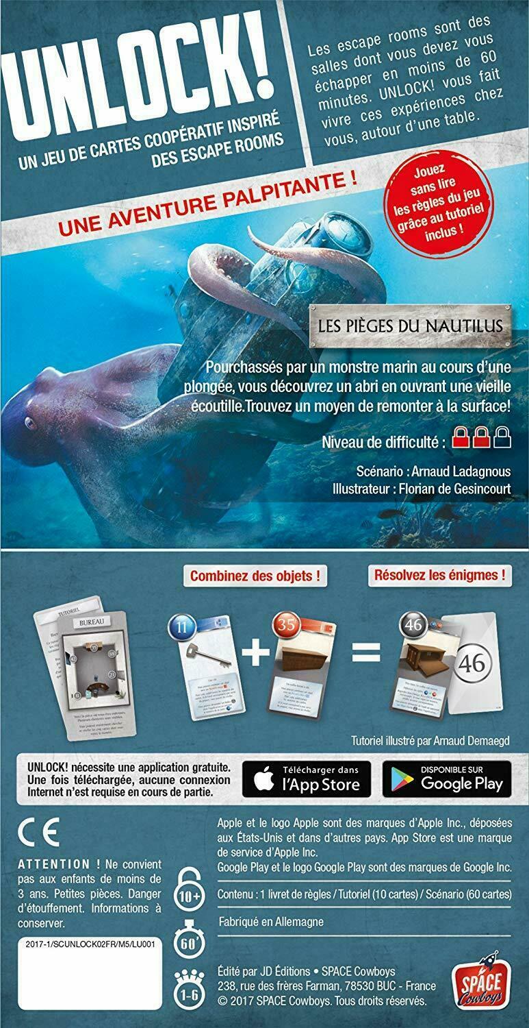 Unlock ! Les Pièges du Nautilus Back