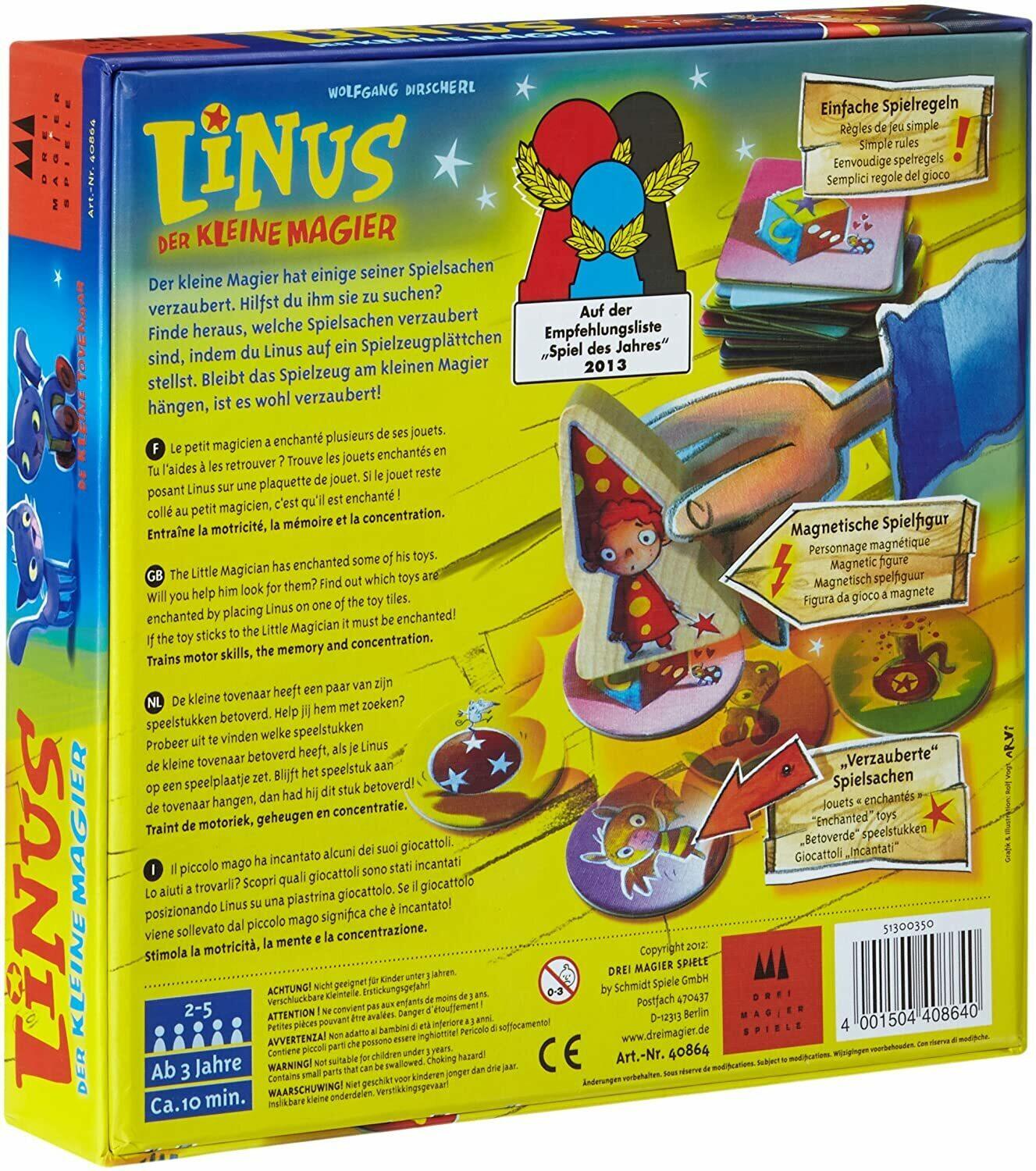 Linus, Der Kleine Magier Back 3d